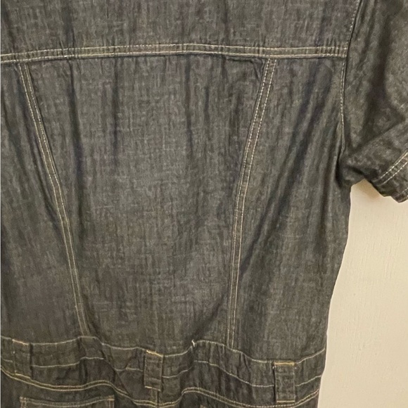 Denim one piece jumpsuit - Picture 3 of 4